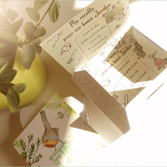 carte postale illustration nature