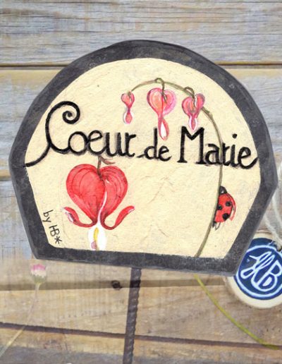 ardoise déco jardin sur commande signée by HB